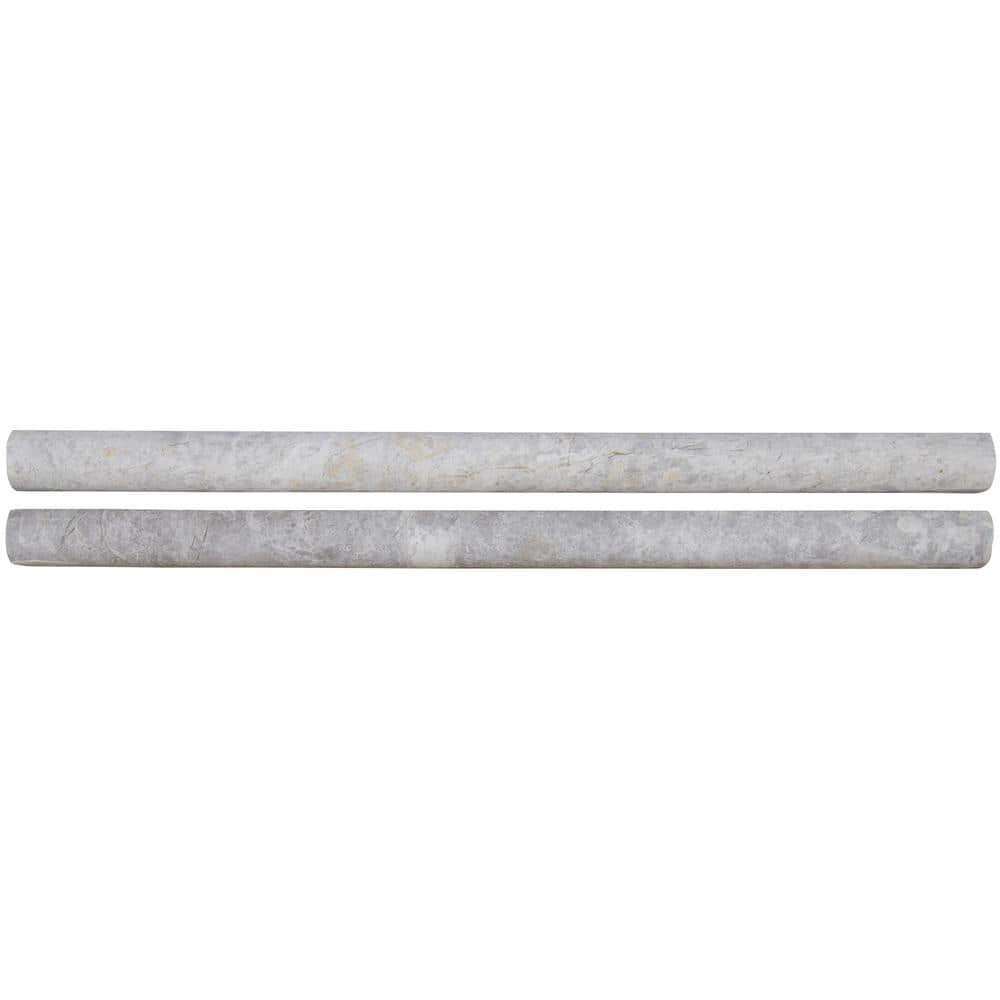 12'' L x 0.75'' W Porcelain Bullnose Tile Trim