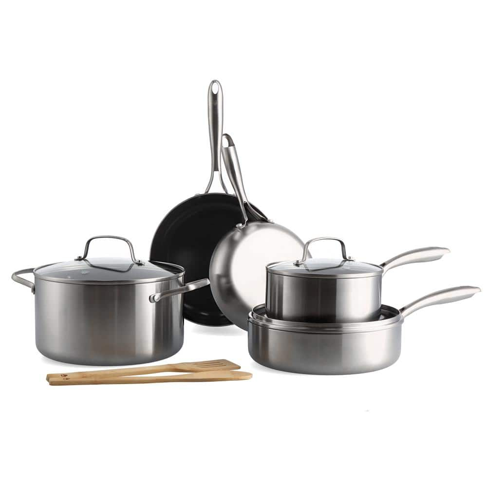 Blue Diamond HD Stainless Steel Clad Pro 10-Piece Set