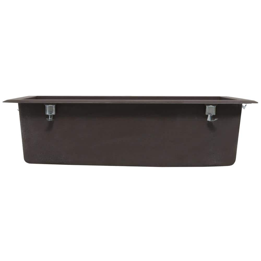 33'' L Drop-In Single Bowl Granite Kitchen Sink