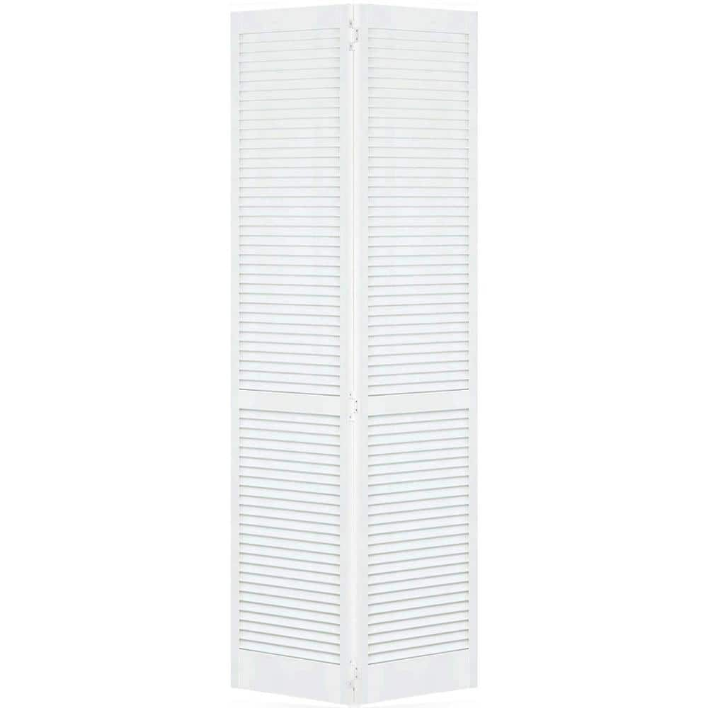 Kimberly Bay Bi-fold Traditional Louver-Louver Unfinished 80 x 28