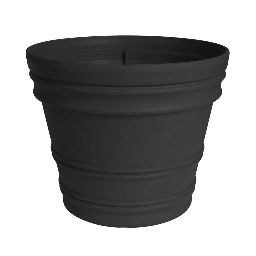 Bloem Rolled Rim Resin Indoor/Outdoor Planter Pot