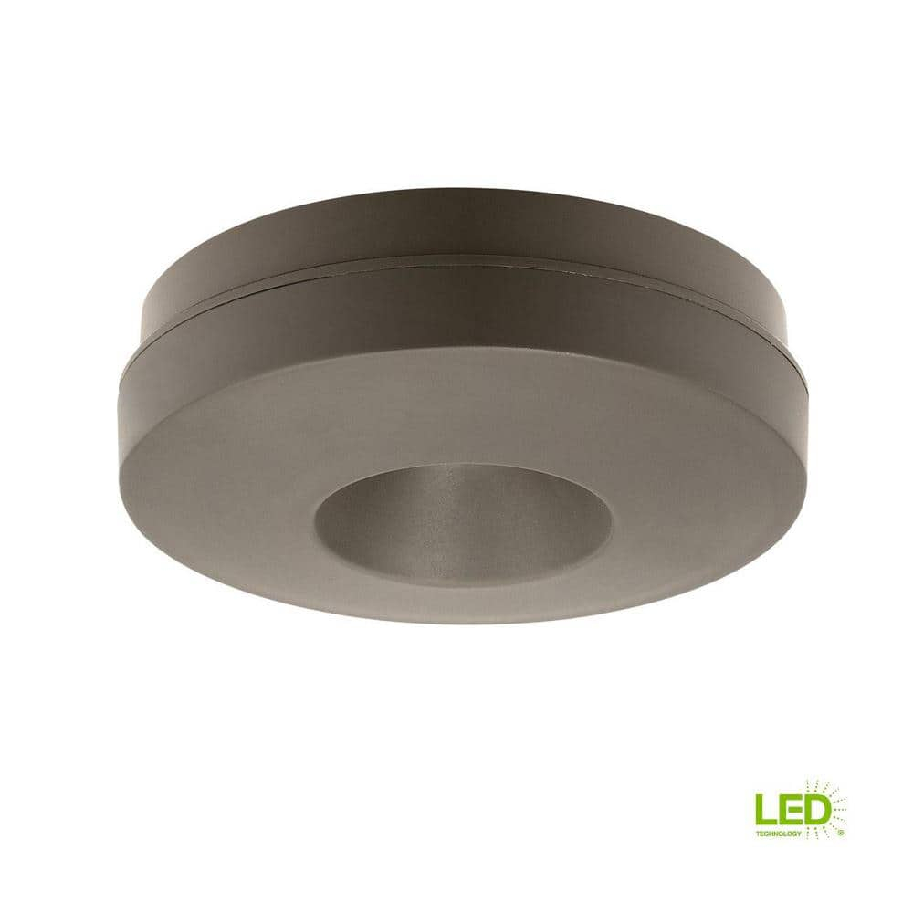 Hide-a-Lite V Collection LED Puck, Antique Bronze Finish