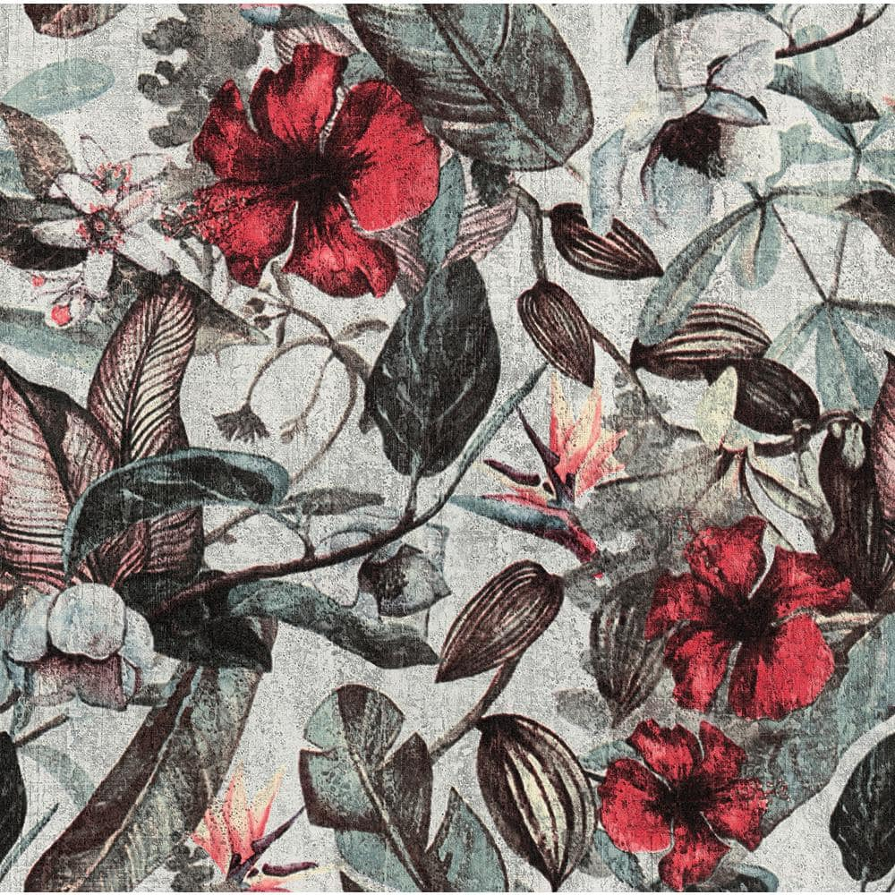 Advantage Kailano Green Botanical Wallpaper