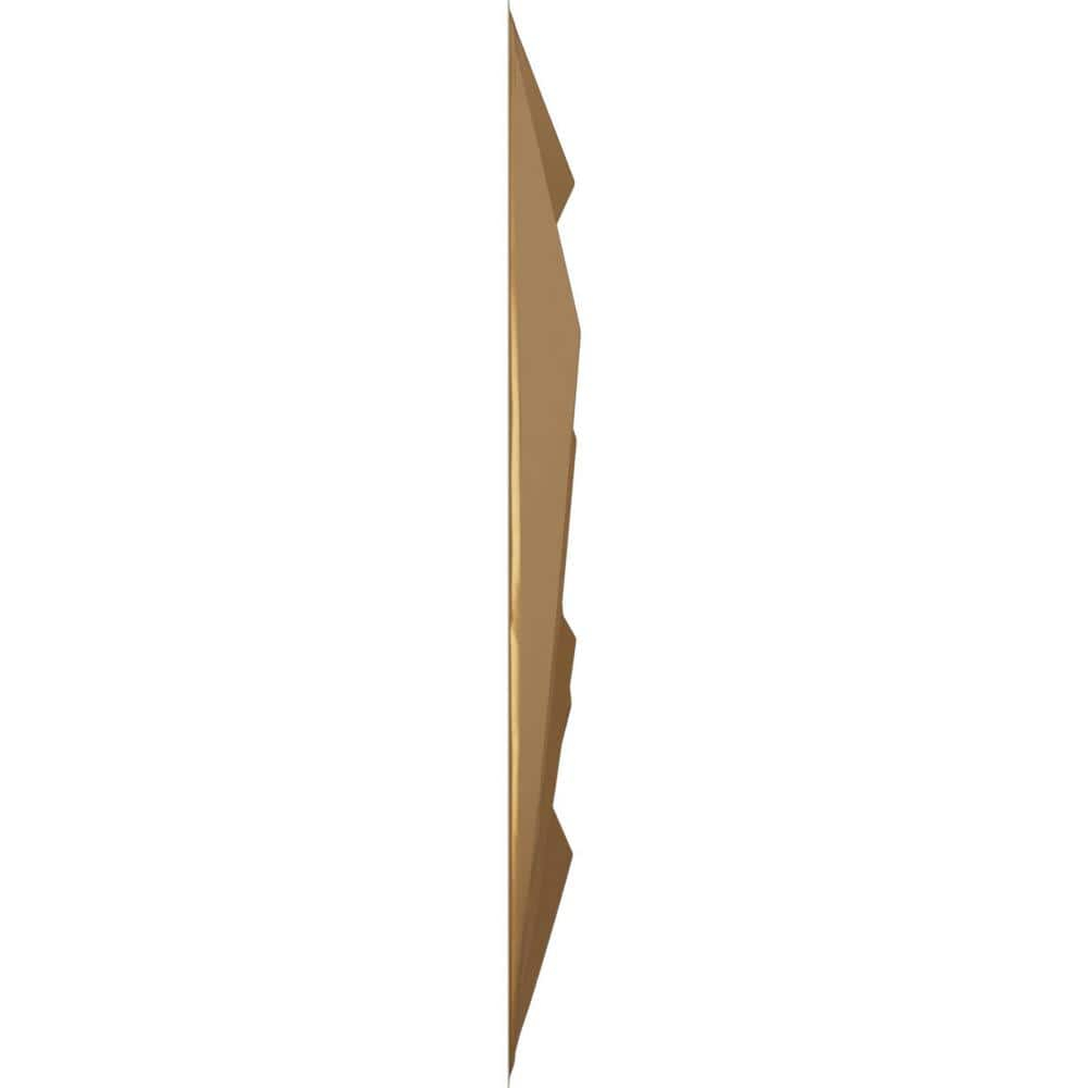 Ekena Millwork 19 5/8"W x 19 5/8"H Diamond EnduraWall Decorative 3D Wall Panel, Bright Coat Gold (Covers 2.67 Sq. Ft.)