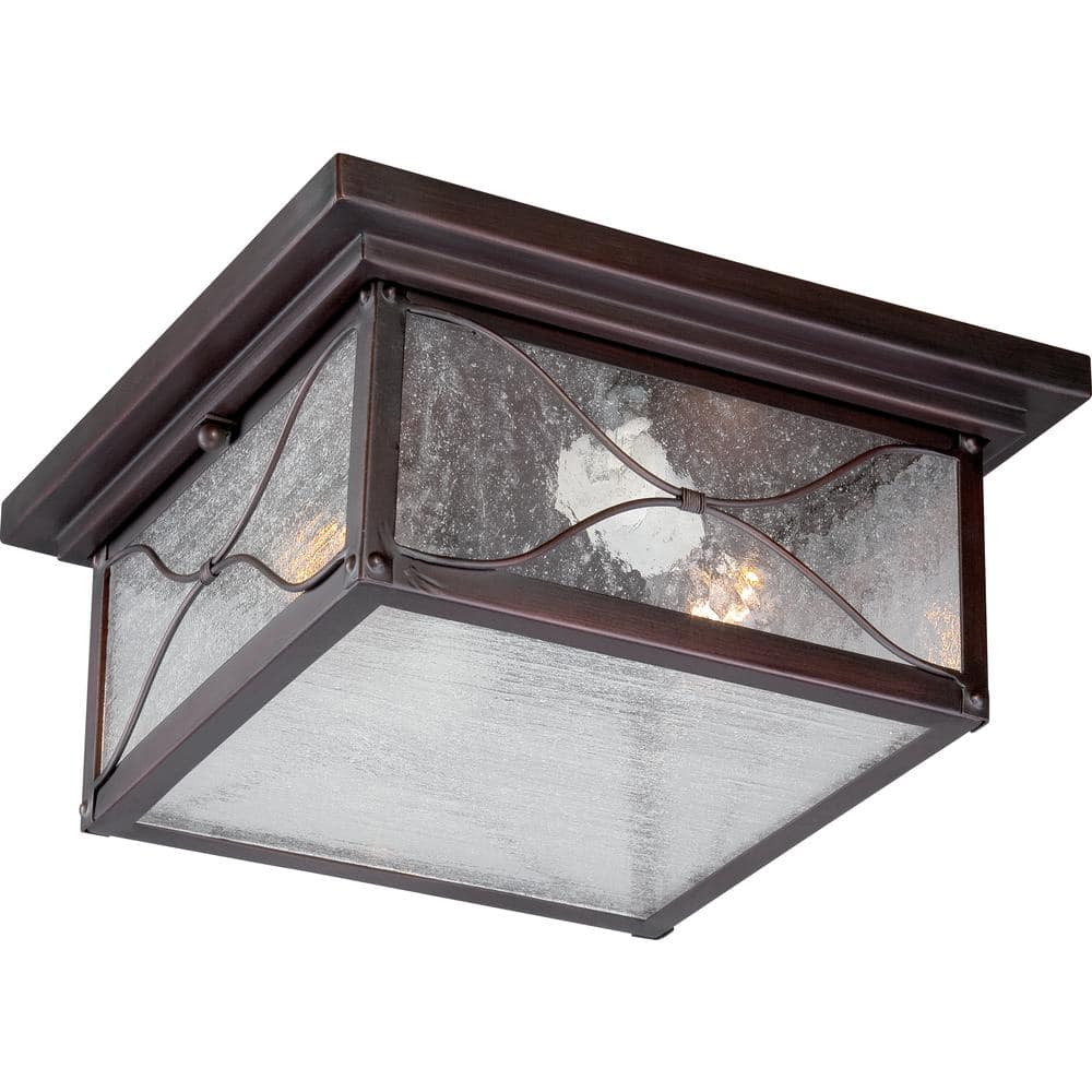 Fleur De Lis Living Dufresne Classic Bronze 2 - Bulb Outdoor Flush Mount