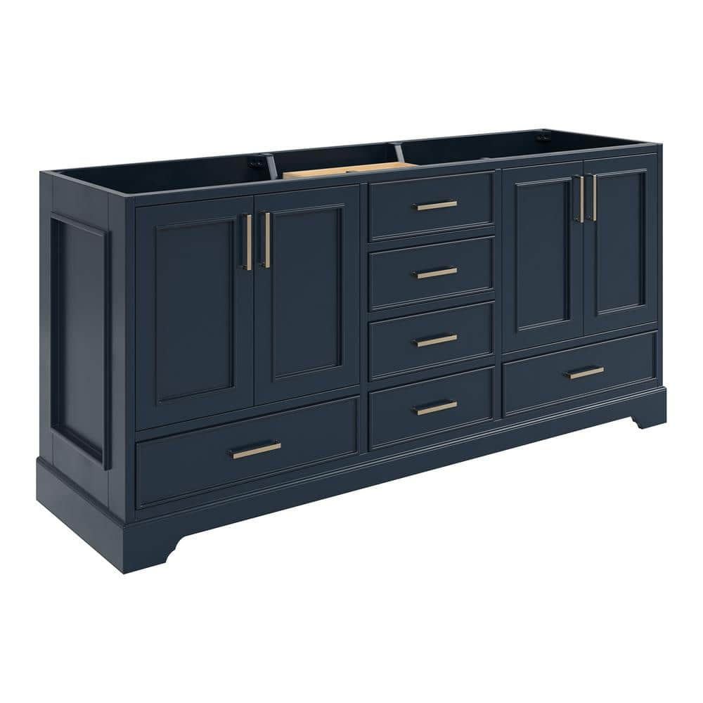 Ariel M072d-Bc Stafford 73" Double Free Standing Vanity Cabinet Only - Blue