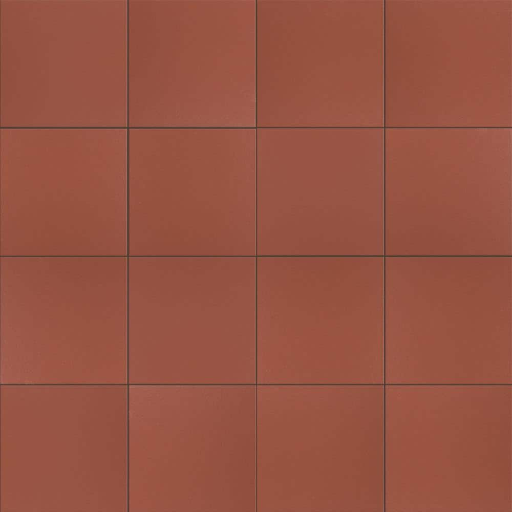 Quarry Red 5-7/8 in. x 5-7/8 in. Ceramic Floor and Wall Tile (5.98 sq. ft./Case)