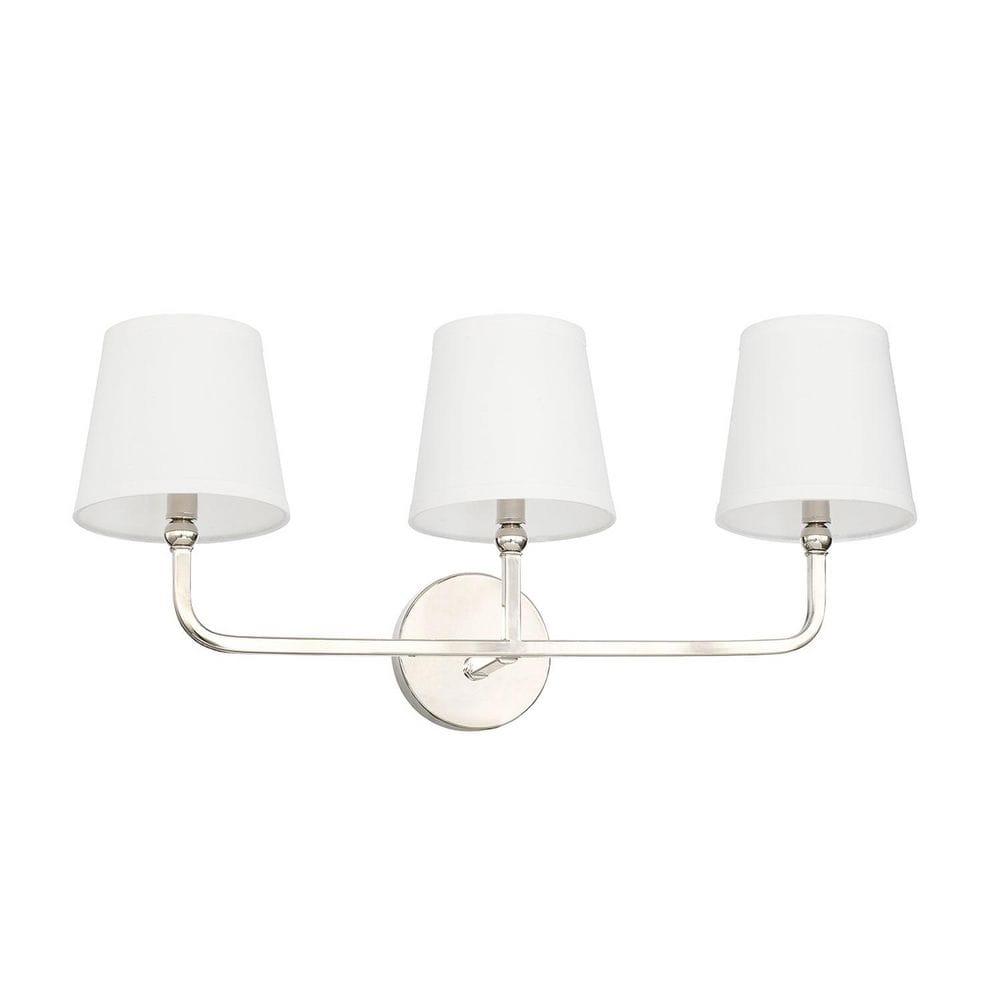 Capital Lighting - Dawson - 3 Light Transitional Bath Vanity Approved for Damp