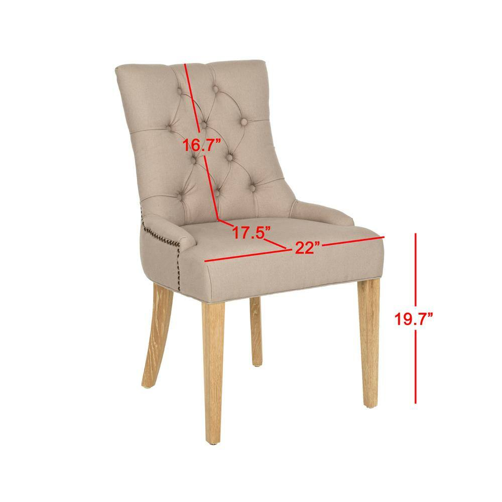 Antique Gold Velvet and Wood Dining Chairs Set of 2