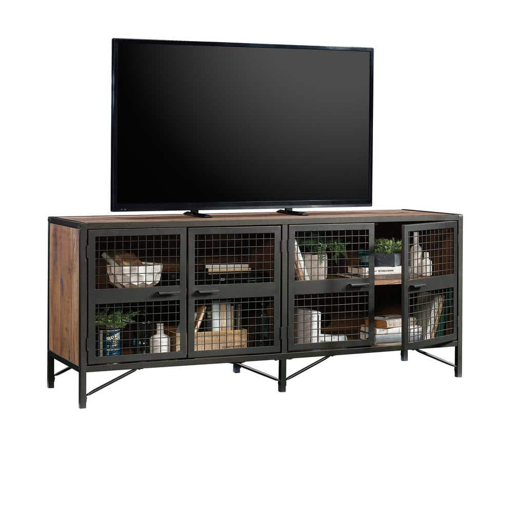 Sauder Boulevard Café TV Stand for TV's up to 70", Vintage Oak Finish
