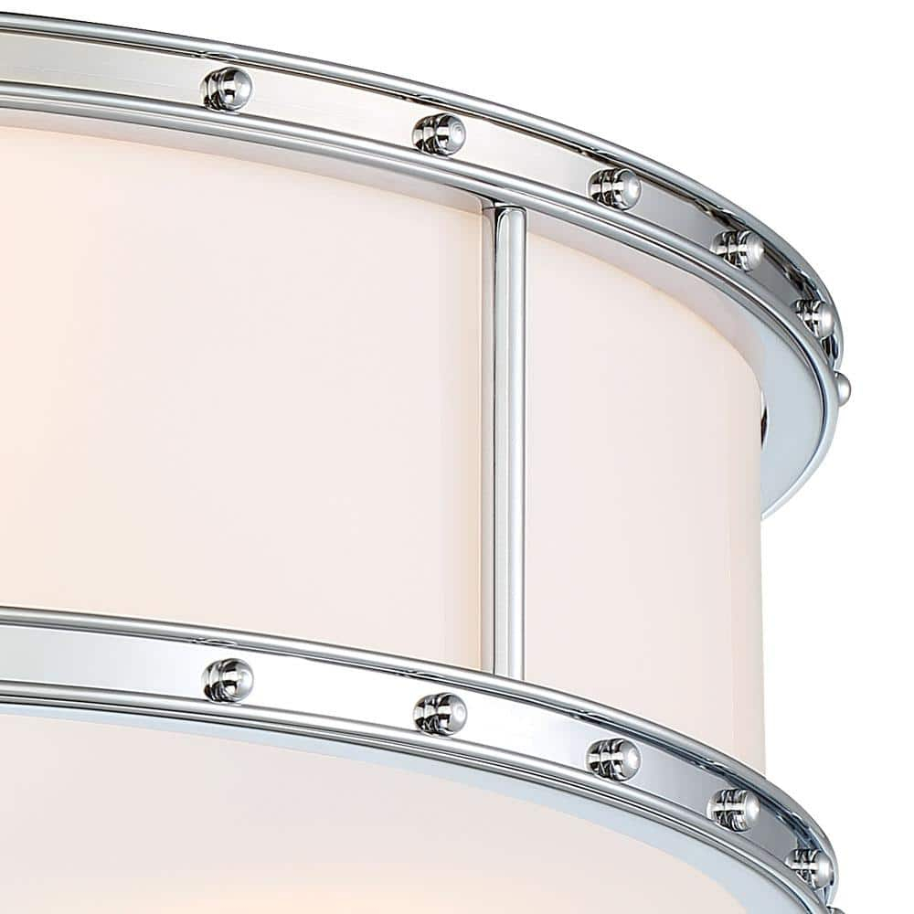 Minka Lavery Minka Lavery With Etched Opal Led Flush Mount Light