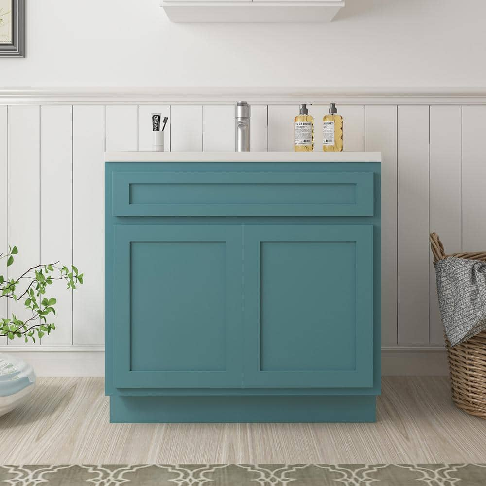 Vanity Art 39" W Plywood Freestanding Single Base Storage Cabinet with Soft Close Door