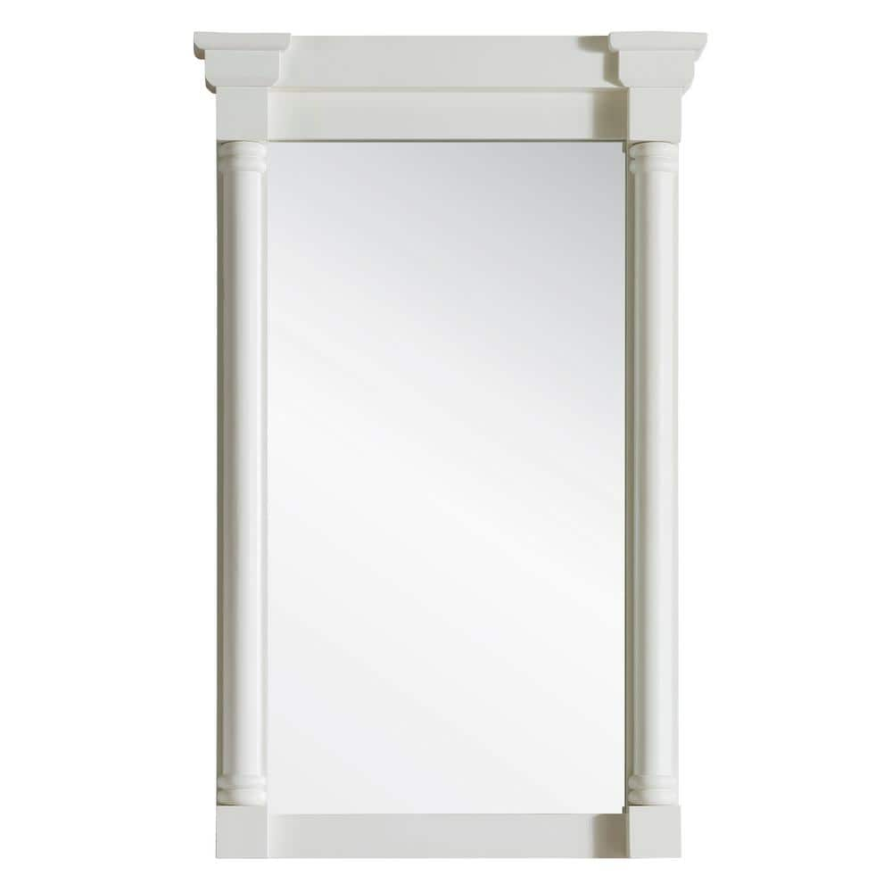 James Martin Vanities Savannah/Providence 27" Mirror, Bright White