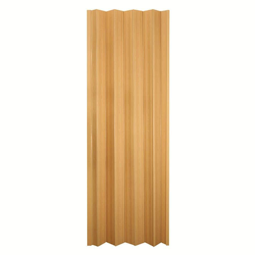 Folding Closet Door, Oak Vinyl, 32-36 x 80-In.