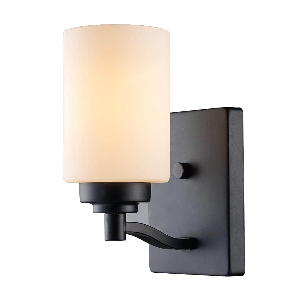 Trans Globe Lighting 70521 Mod Pod 9" Tall Wall Sconce - Black
