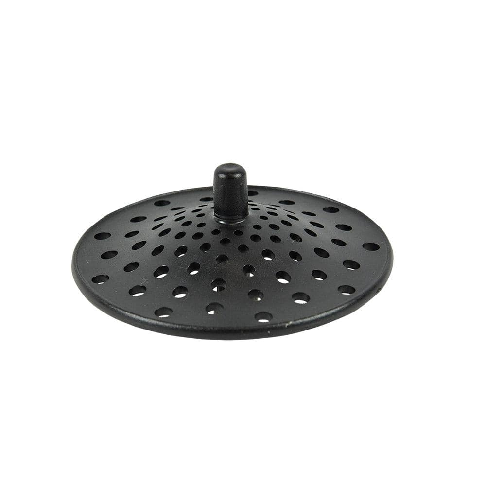 Daiosportswear Sink Strainer Kitchen Drain Household Black Stainless Steel Sink Filter Basket Sink Plug Vegetable Basin Water Blocking Accessories
