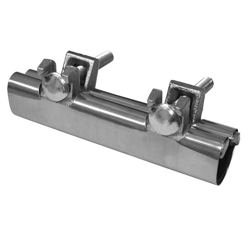 6" Stainless Steel Repair Clamp, Two Bolt, 1" IPS 1-1/4" CTS,PartNo R60100 Jones