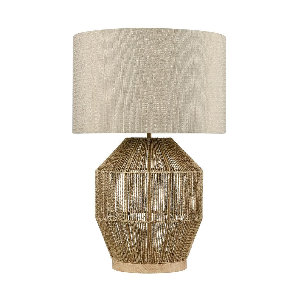 Elk Home 16-Inch Wide Corsair Table Lamp, Transitional, Natural