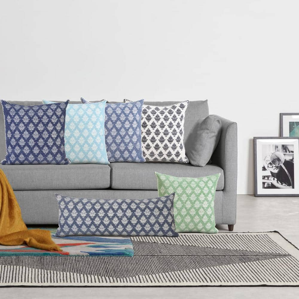 Classic Cotton Square Throw Pillow 20" x 20" - Neutral Tone