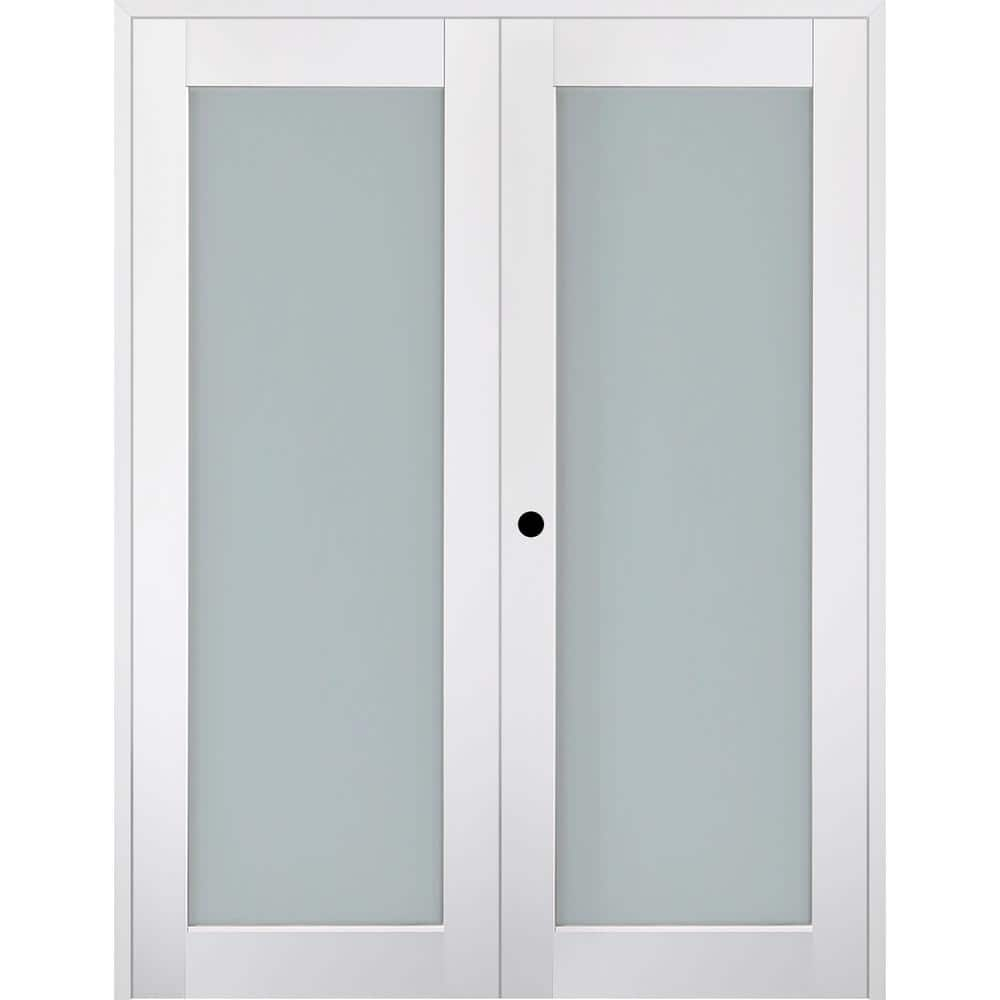 Belldinni Smart Pro 207 Solid Manufactured Wood and Glass Paneled French Door