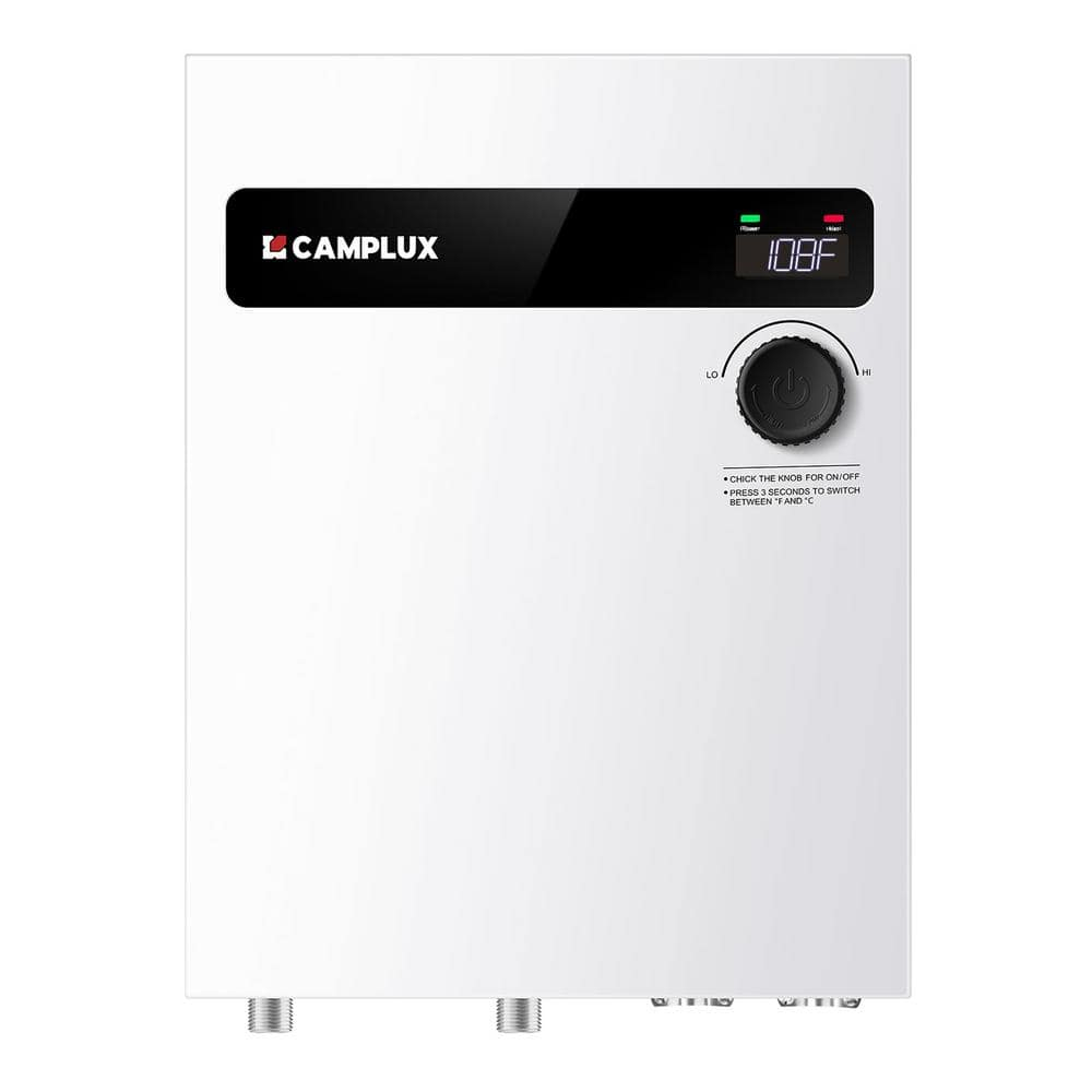 CAMPLUX 24 kW 4.7 GPM 240-Volt Electric Tankless Water Heater