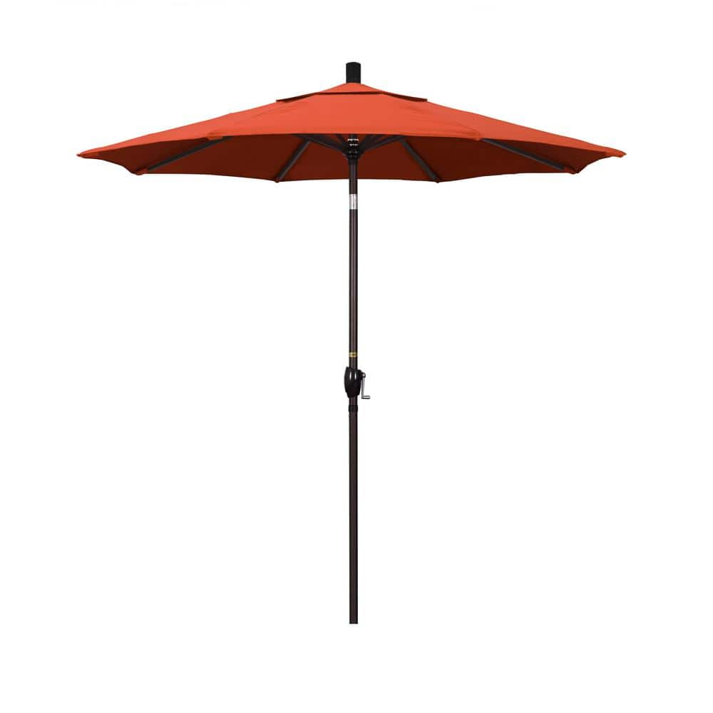 California Umbrella 7.5' Patio Umbrella in Sunset