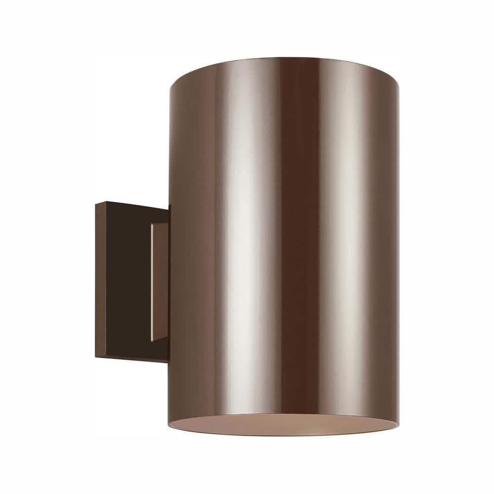 Generation Lighting 8313901EN3-10 Large One Light Outdoor Wall Lantern, Bronze
