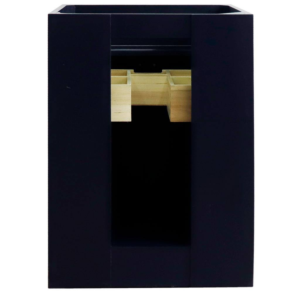 Bellaterra Home 400700-24-BU 24 in. Single Sink Vanity with Cabinet, Blue