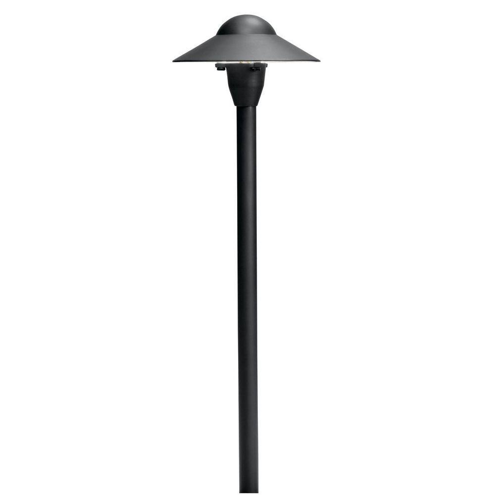 Kichler 21"H Dome Textured Black Dome Landscape Path Light