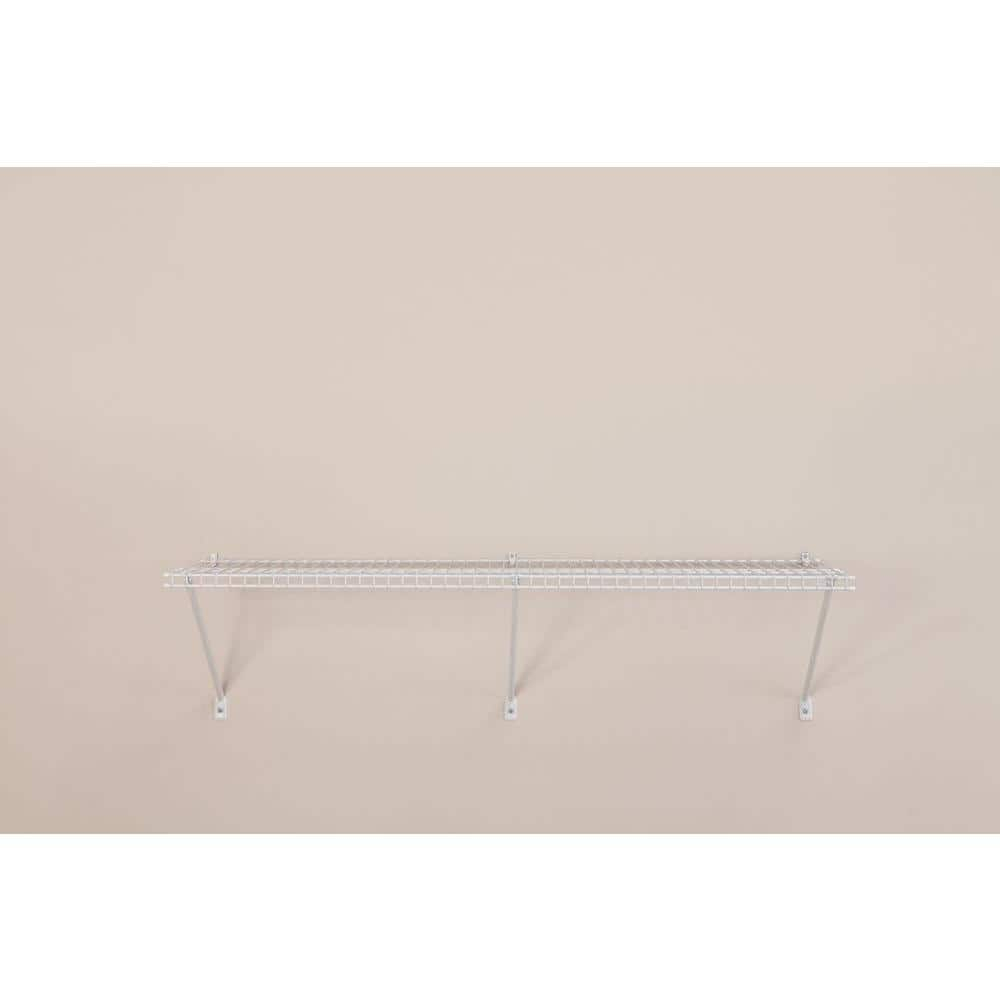 ClosetMaid 4' x 16" HD Utility Shelf, White