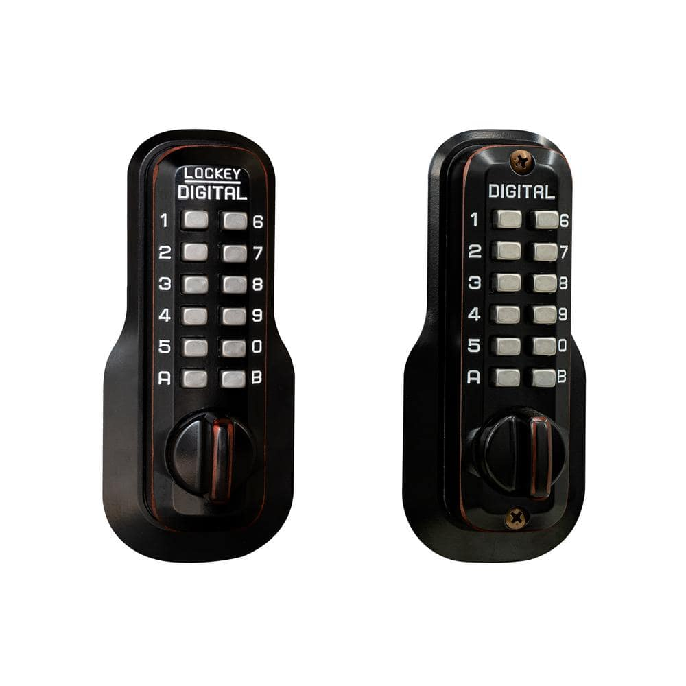 M210 Double Combination Oil Rubbed Bronze Keyless Single Cylinder Deadbolt Lock