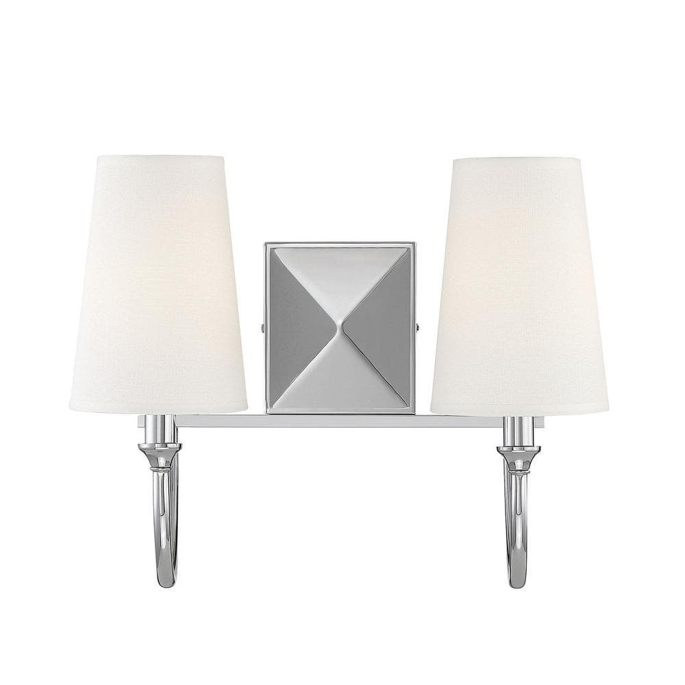 Savoy House Cameron 2 - Light Vanity in  Polished Nickel