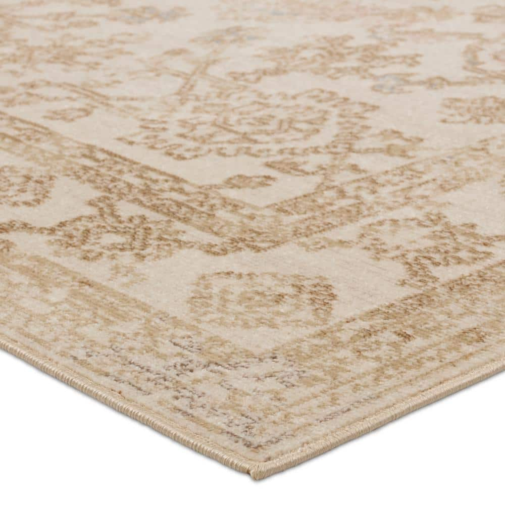 Jaipur Living Indoor Outdoor 2x4 Area Rug, Boho, Gold/Ivory
