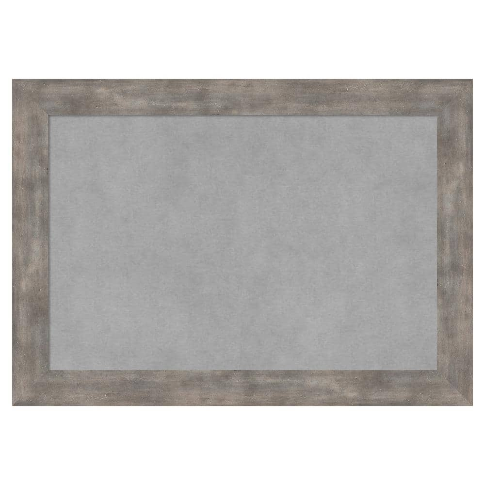 Amanti Art Marred Pewter Framed Magnetic Board 21 x 15 in.