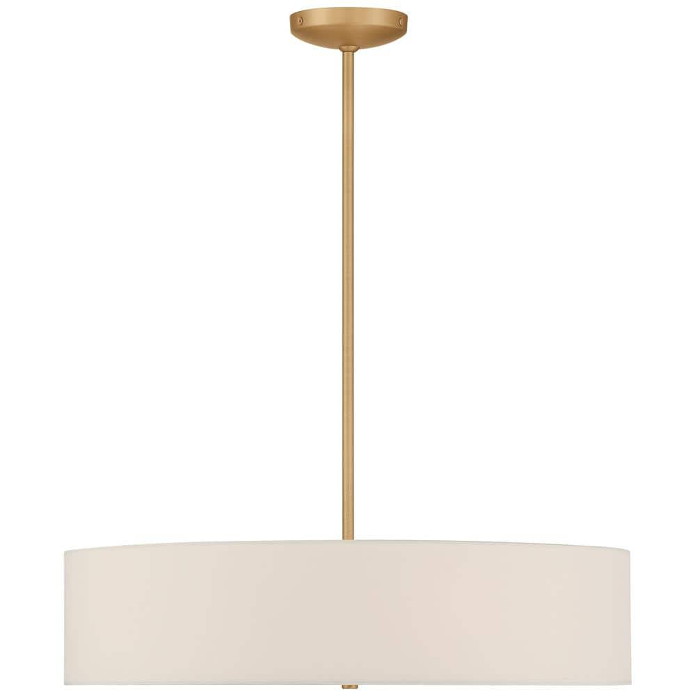 Access Lighting Mid Town 4 - Light Pendant in  Antique Brushed Brass