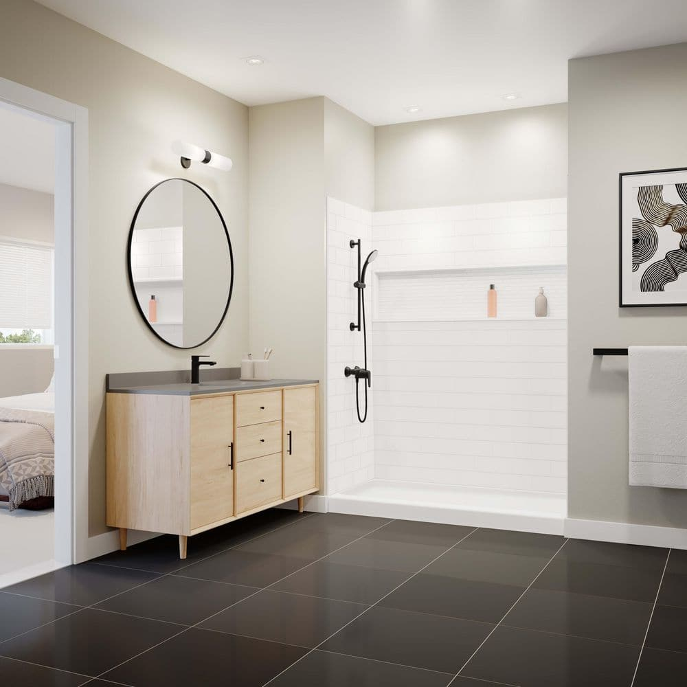 30'' W 60'' D Rectangular Single Shower Base