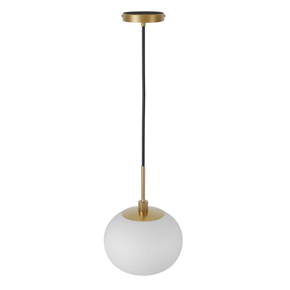 Modern Gold Kitchen Island Chandelier, Milky White Globe Shade Farmhouse Industrial Pendant Light Fixture