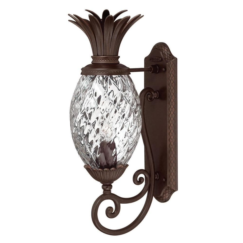 Hinkley Lighting - Plantation - 1 Light Small Outdoor Wall Lantern in