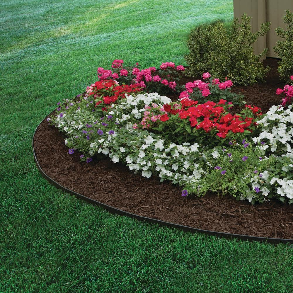 EasyFlex Heavy Duty No-Dig Landscape Edging - 50' Kit, Gray