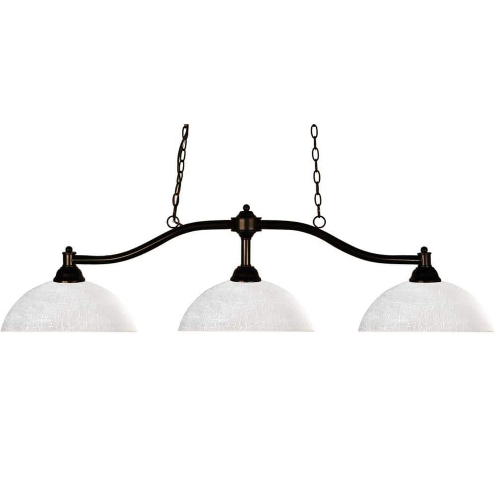 Z-Lite Chance 3 - Light Island Pendant Light in  Bronze