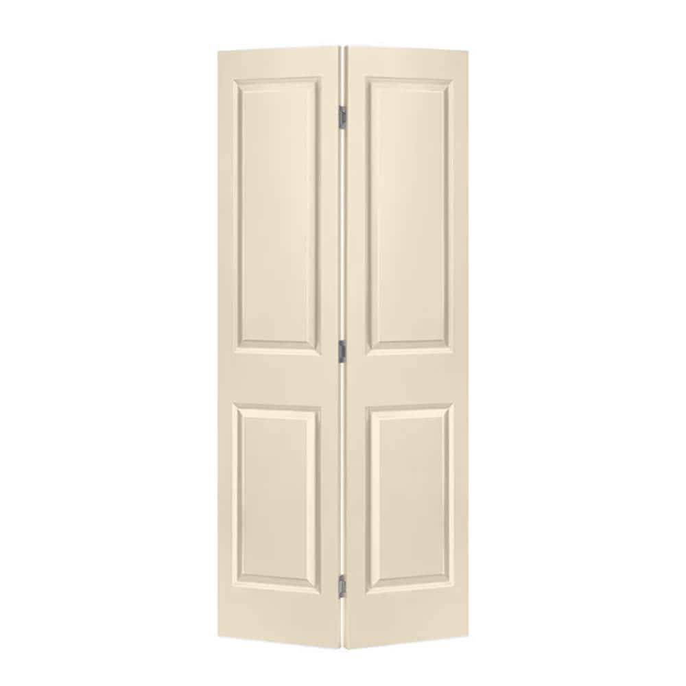 Calhome Paneled MDF Composite Bifold with Installation Hardware Kit