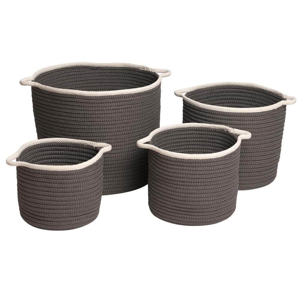 Colonial Mills Sonoma Indoor/Outdoor Basket - Grey 12"x12"x10"