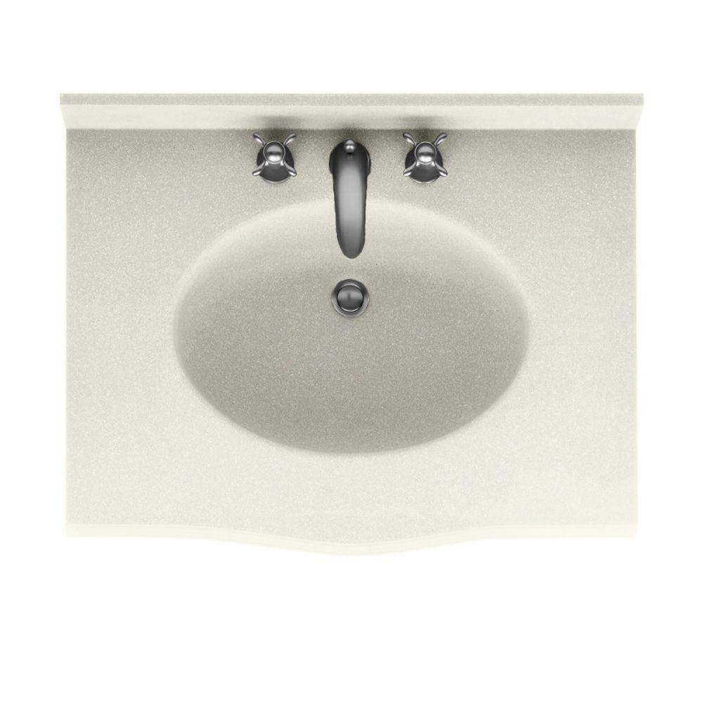 25'' Swanstone Single Bathroom Vanity Top with Sink
