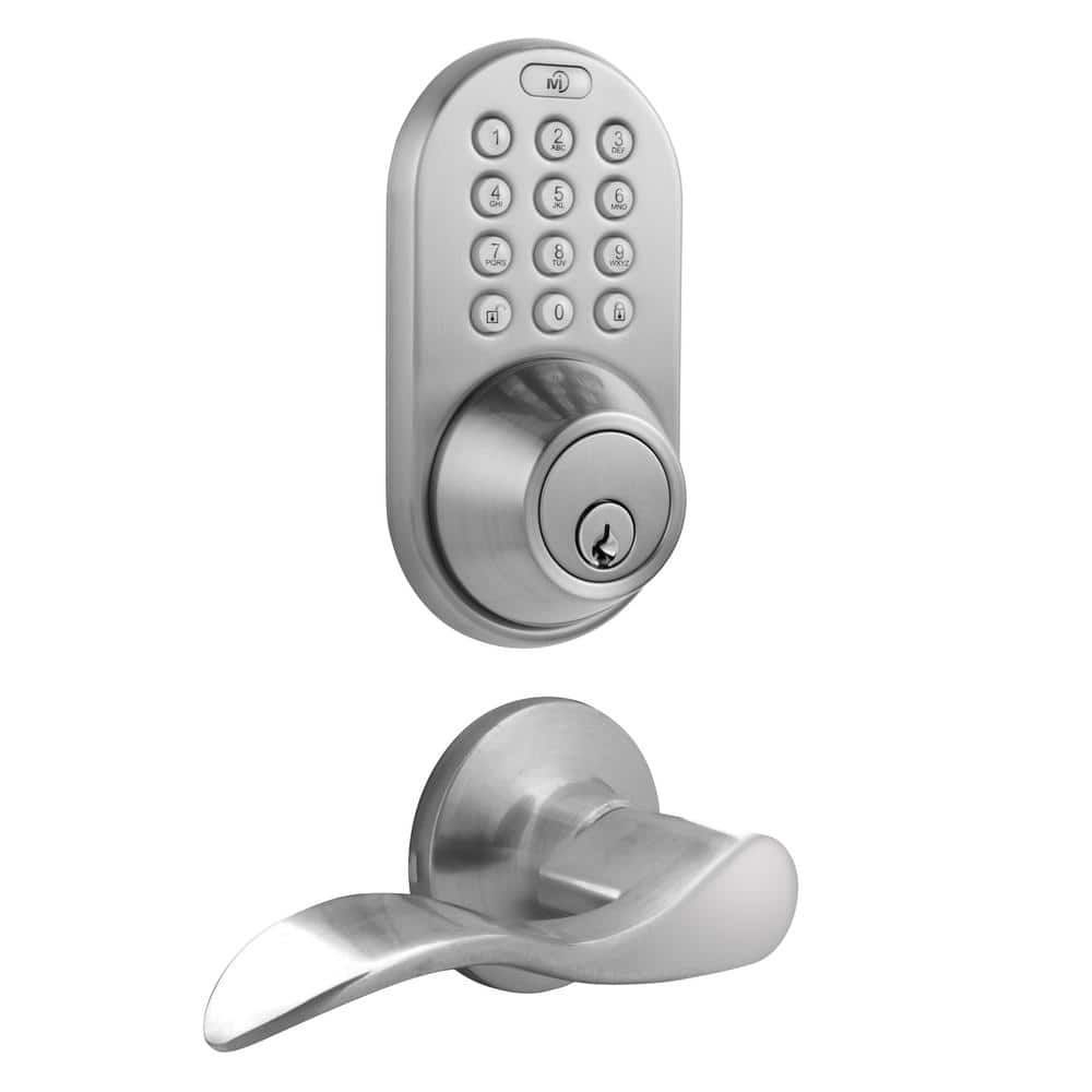 Complete Entry Lever Set with Electronic Deadbolt