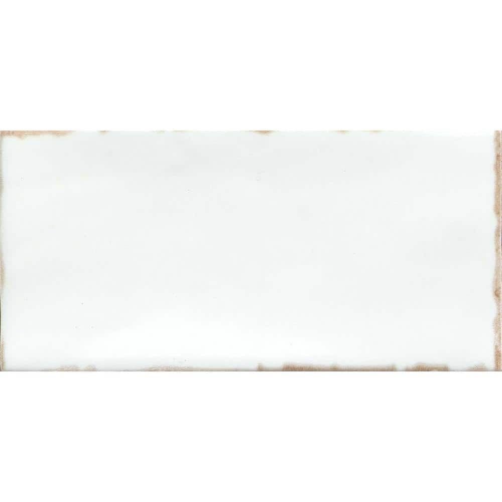 Antigo Snow 2 in. x 5 in. Glossy Ceramic Wall Tile (12.1 sq. ft./Case, 144 pcs)