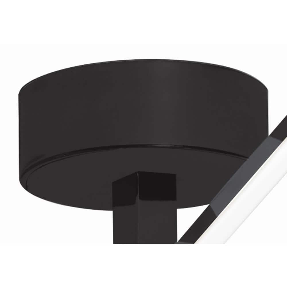 AFX - Jaxx - 4 Light Flushmount-Black Finish