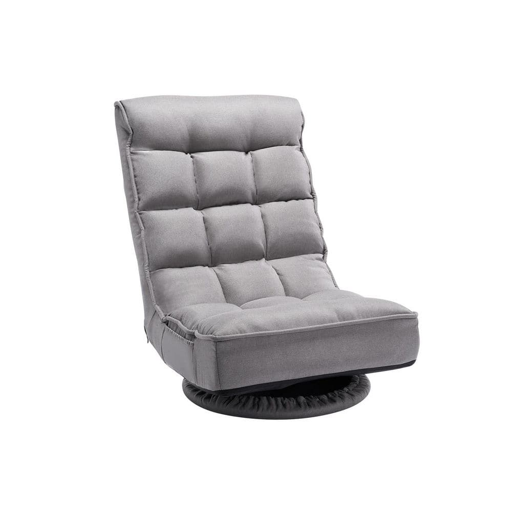 360° Swivel Floor Gaming Chair with 4 Adjustable Position Folding Floor Chair