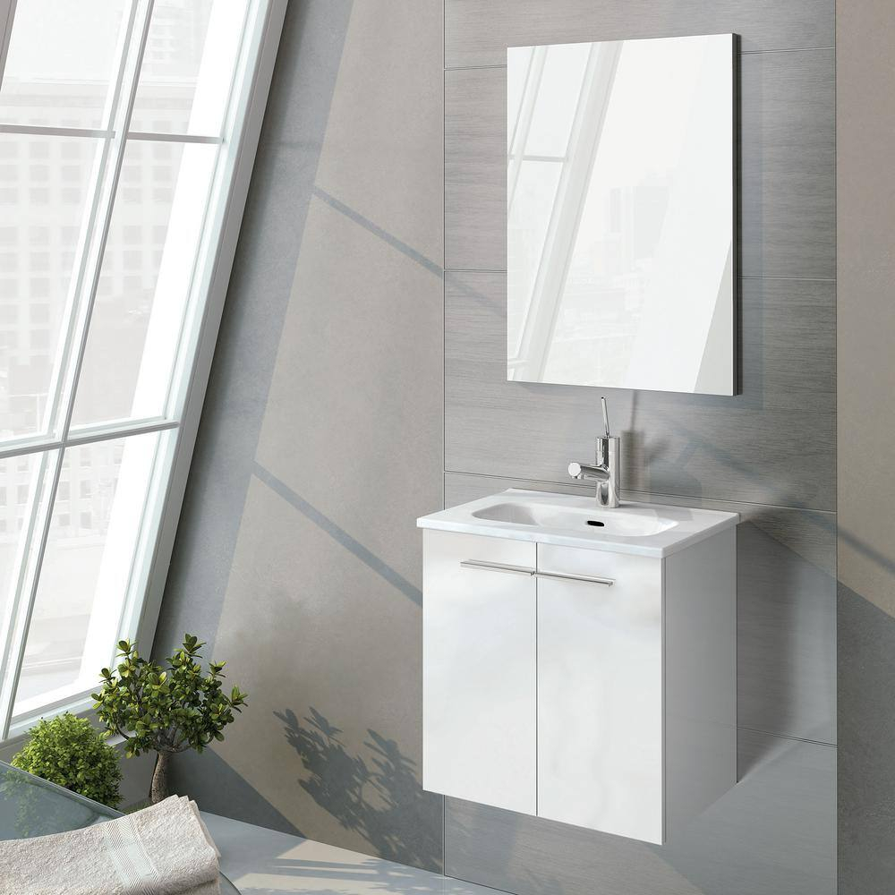 Ws Bath Collections Start 50 Pack Start 20" Single Vanity Set - White