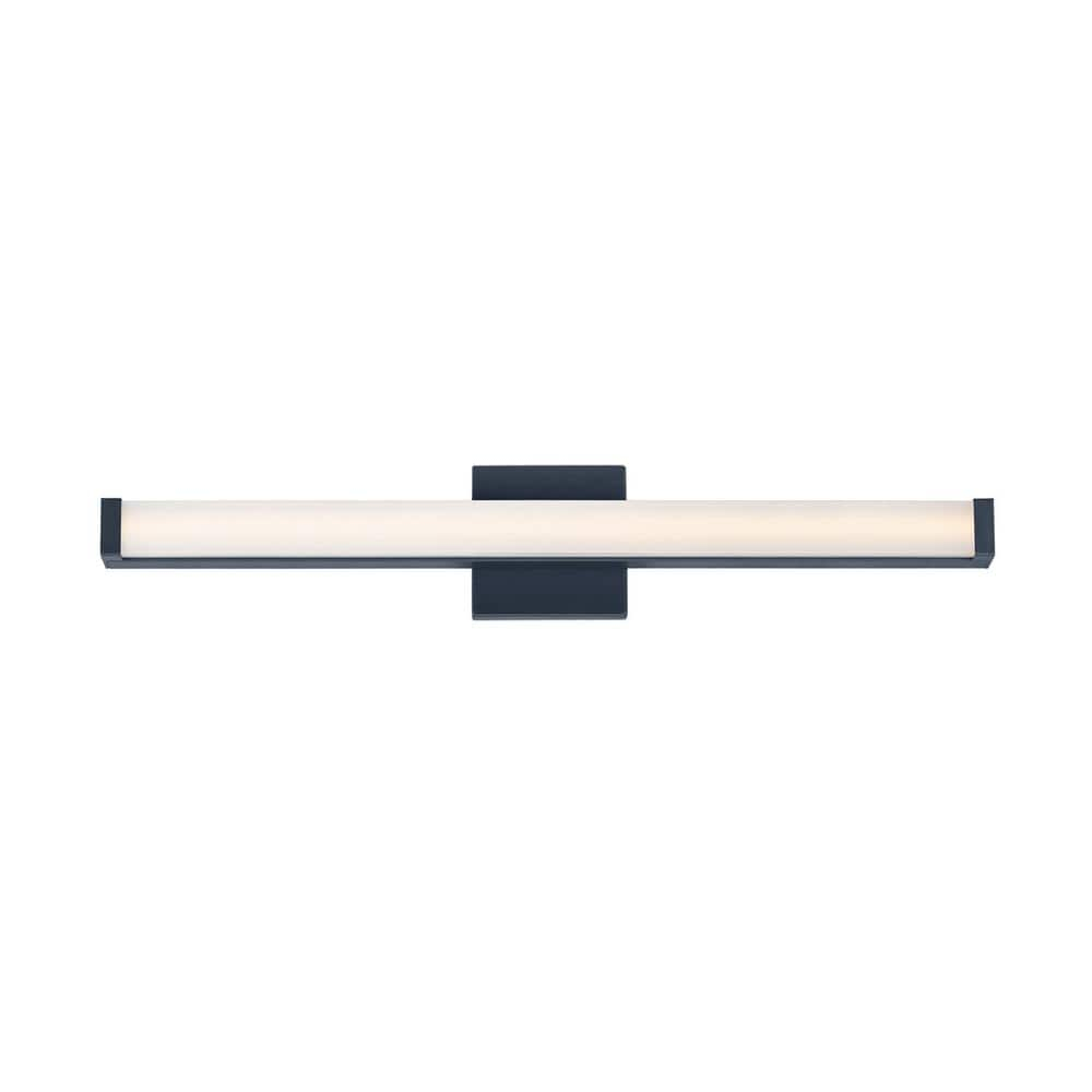 52004BK-Maxim Lighting-Spec-LED Bath Vanity Light-Minimalistic Contemporary Style-Black Finish-30 Inch Size