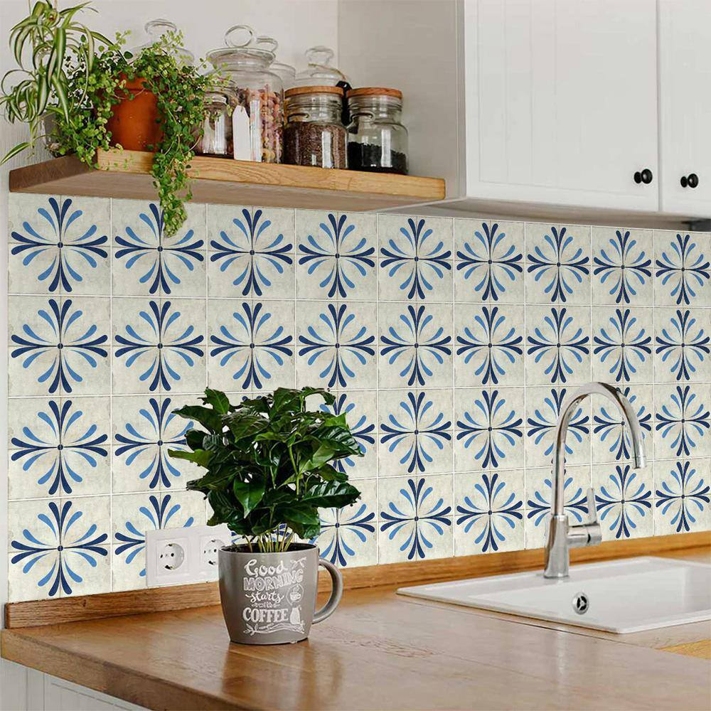 Mi Alma 8'' W x 8'' L Vinyl Peel and Stick Mosaic Tile (Set of 24)